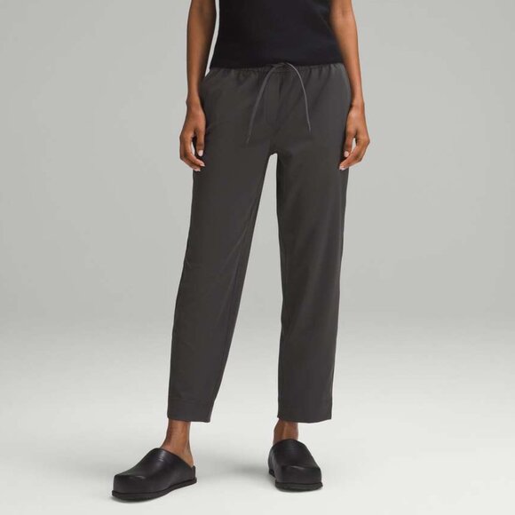 Lululemon Women's Tapered-Leg Mid-Rise Pant 7/8 Length - Grey - Picture 1 of 10